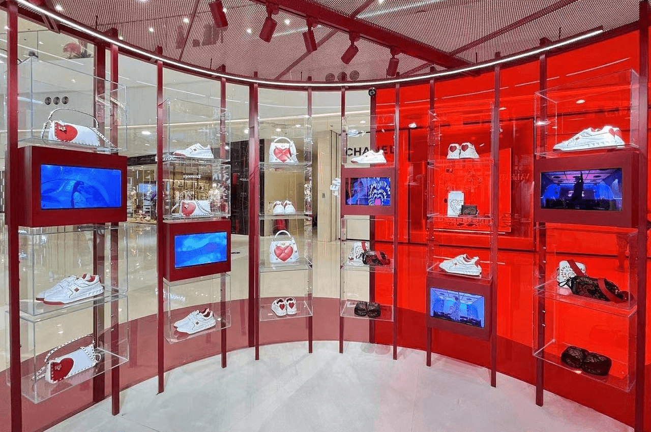 武汉时代经典加工生产商场商品亚克力展示盒子